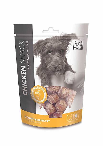 M-PETS CHICKEN & RAWHIDE BALLS KÖPEK ÖDÜLÜ 80GR - 1