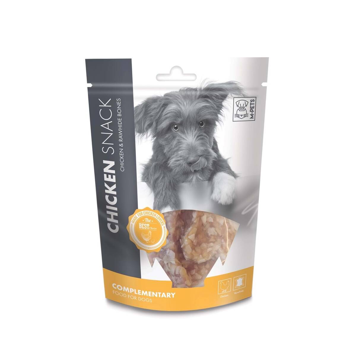 M-PETS CHICKEN&RAWHIDE BONES KÖPEK ÖDÜL 80GR