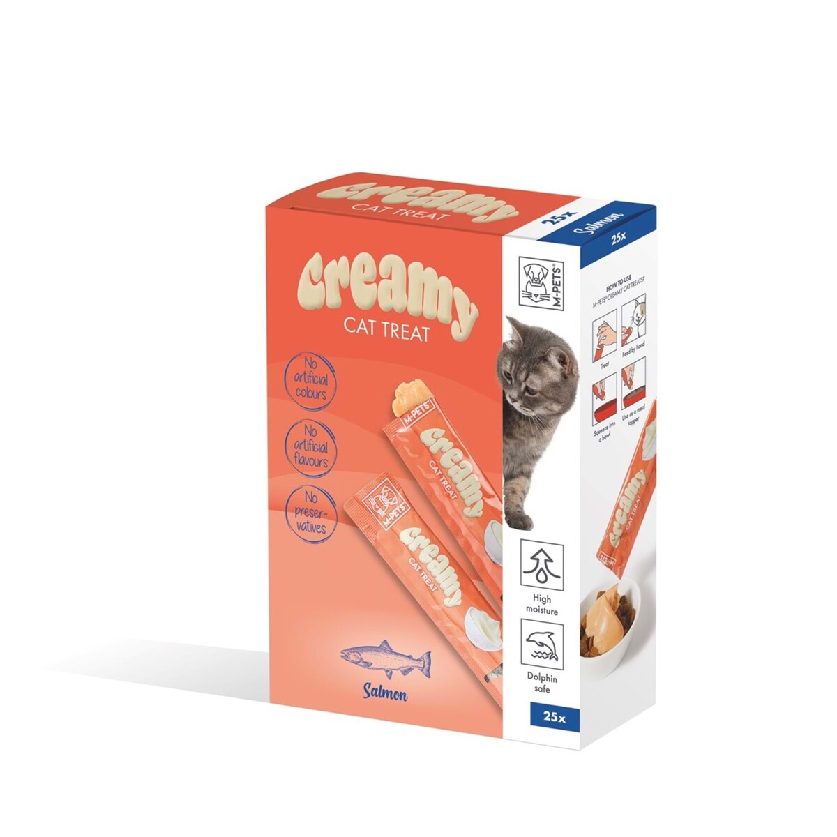  - M-PETS CREAMY SOMON BALIKLI KEDİ ÖDÜLÜ 25X15GR
