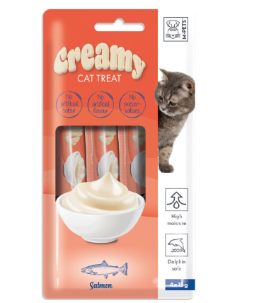  - M-PETS CREMY SOMON BALIKLI KEDİ ÖDÜLÜ 4*15GR