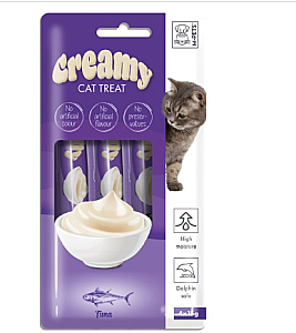 M-PETS CREMY TON BALIKLI KEDİ ÖDÜLÜ 4*15GR