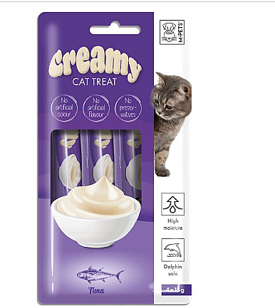 M-PETS CREMY TON BALIKLI KEDİ ÖDÜLÜ 4*15GR - 1