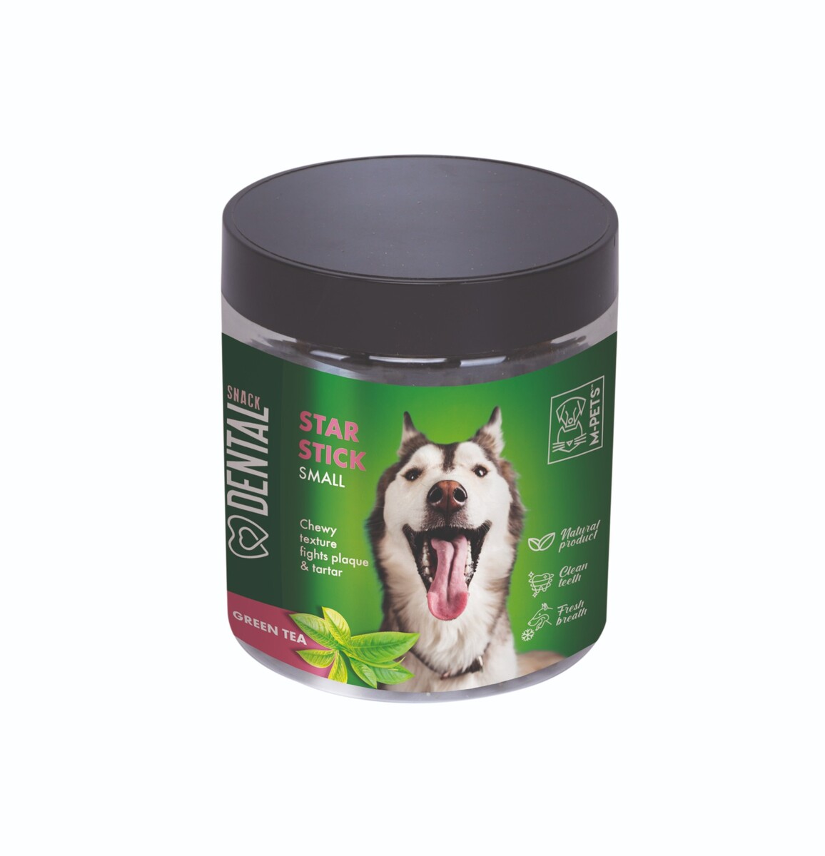 - M-PETS DENTAL SNACK GREEN TEA STAR STICK SMALL ÖDÜL 170GR  - M-PETS DENTAL SNACK GREEN TEA STAR STICK SMALL ÖDÜL 170GR