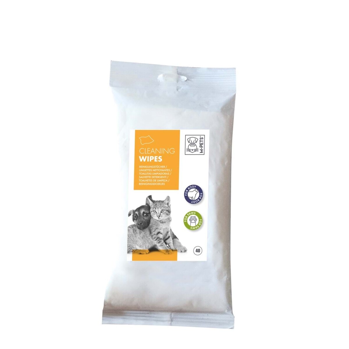  - M-PETS KEDİ KÖPEKLER İÇİN TEM.MENDİLİ 40LI