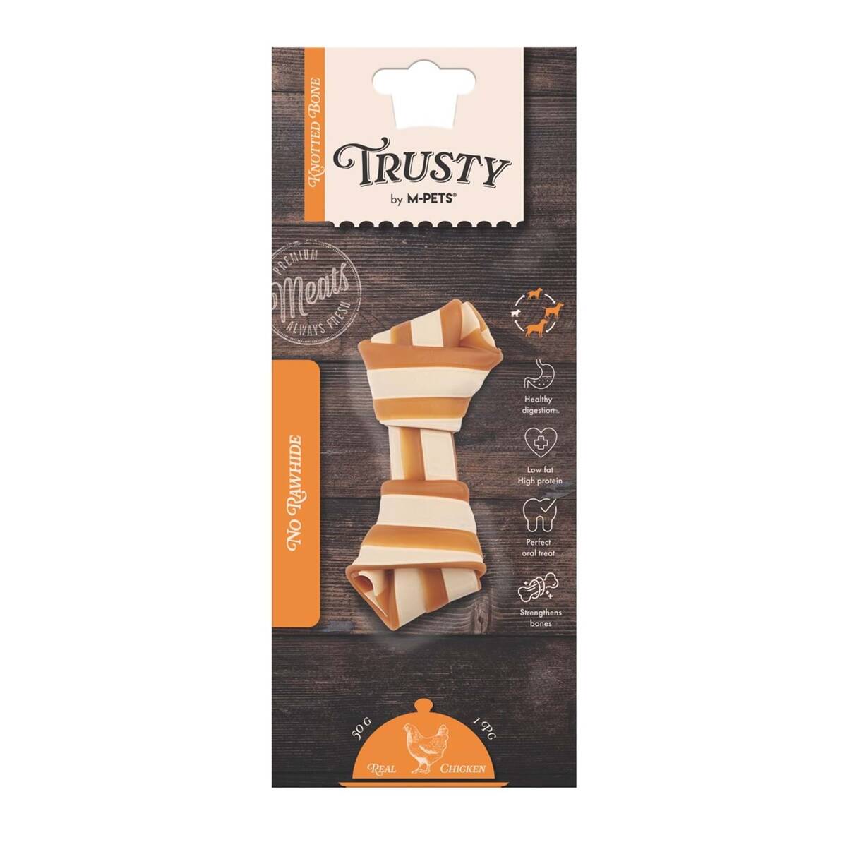 M-PETS TRUSTY CHICKEN TATLI PATATESLİ ÖDÜL 50GR/11,5CM