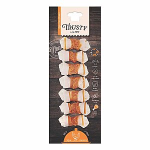 M-PETS TRUSTY EXTRA CHICKEN DÜĞÜMLÜ KEMİK 7Lİ 105GR/6,4CM