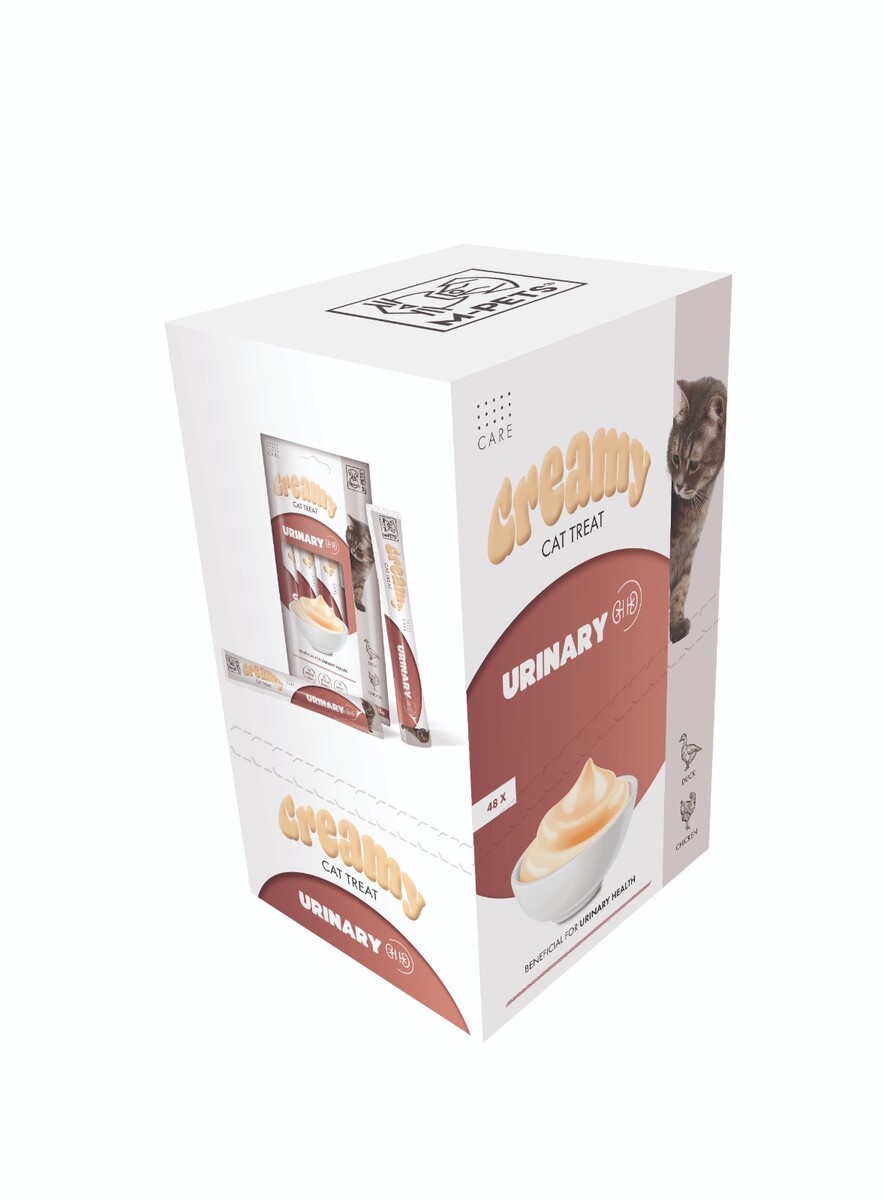 M-PETS URINARY FONKSİYONEL CREAMY KEDİ ÖDÜL 4X15GR - Thumbnail
