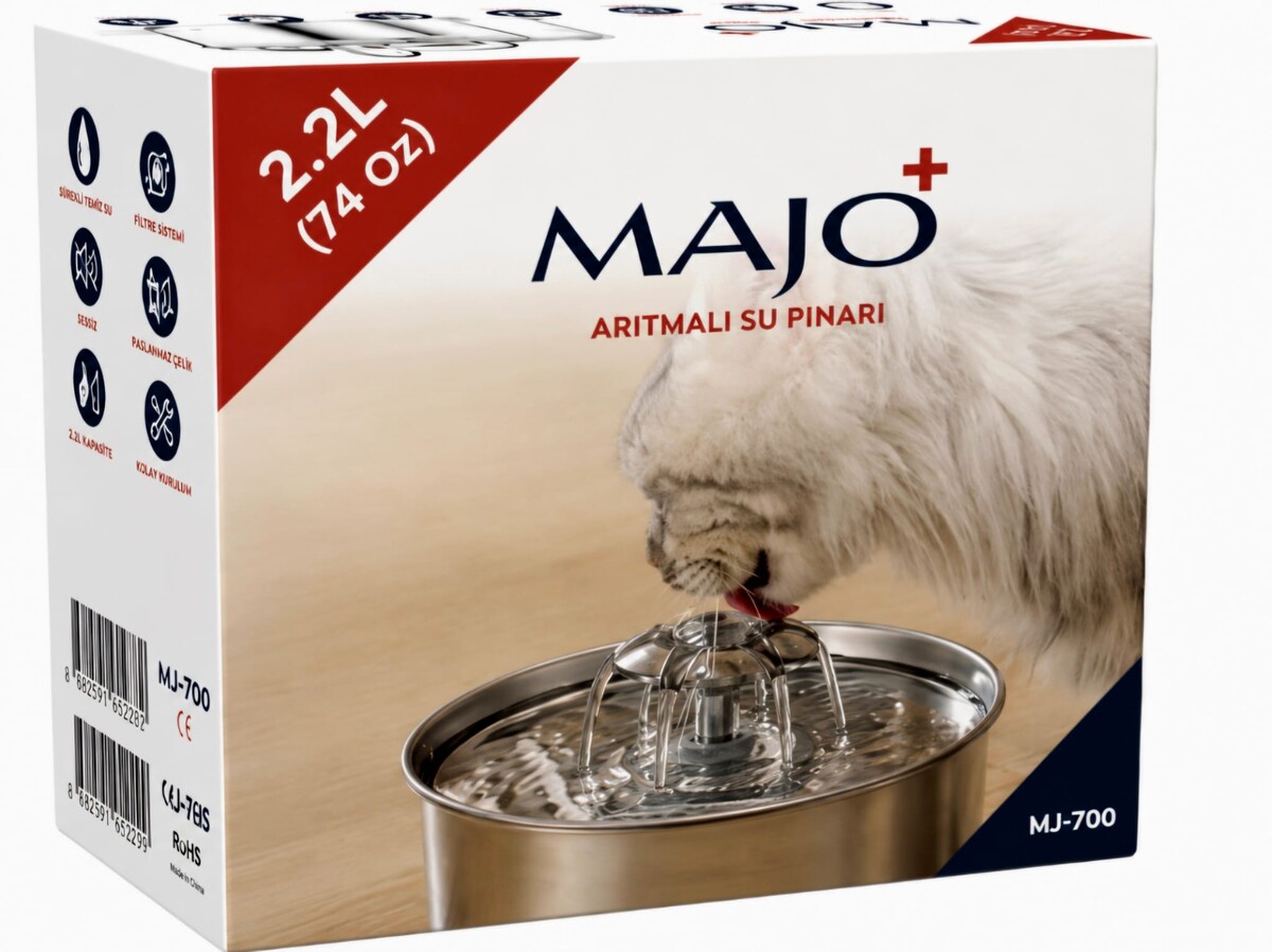 MAJO ARITMALI SU PINARI ÇELİK 2,2L (74 OZ) - Thumbnail