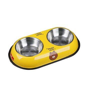 MAXI LIFE İKİLİ ÇELİK MAMA KABI 34,5 CM