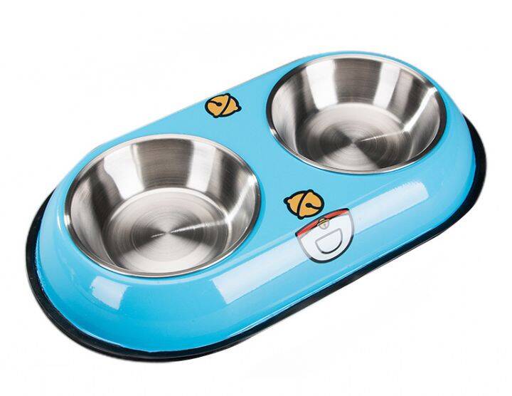 MAXI LIFE İKİLİ ÇELİK MAMA KABI 38,5 CM