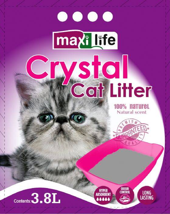 MAXİ LİFE SILICA KEDİ KUMU 9' LU 3,8 LT 1.4 KG