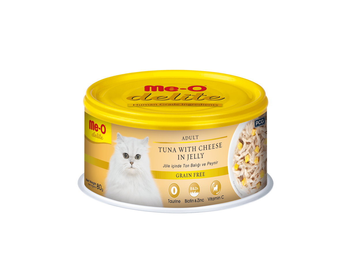  - ME-O DELITE TON BALIĞI VE PEYNİRLİ KEDİ KON.80GR 24'LÜ