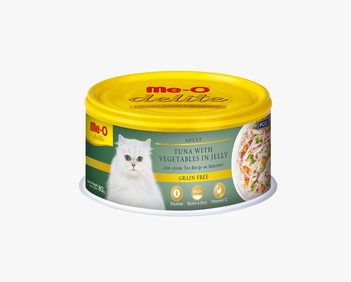  - ME-O DELITE TON BALIĞI VE SEBZELER KON.80GR 24'LÜ