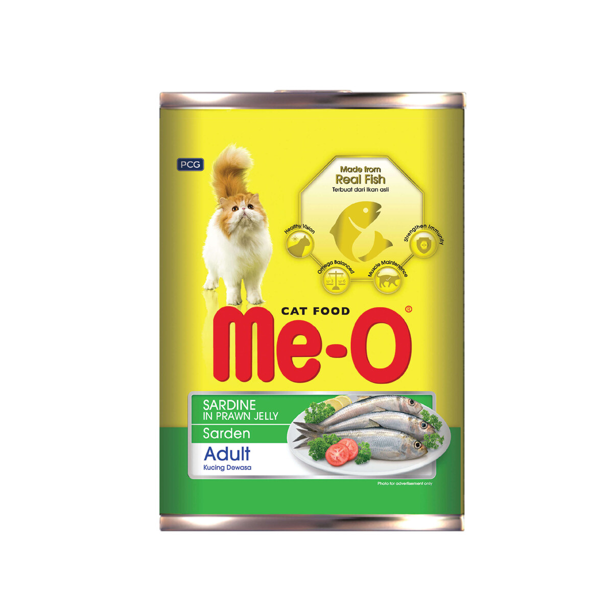 - ME-O SARDALYA KARİDES SOSLU KEDİ KON.400GR 10'LU  - ME-O SARDALYA KARİDES SOSLU KEDİ KON.400GR 10'LU