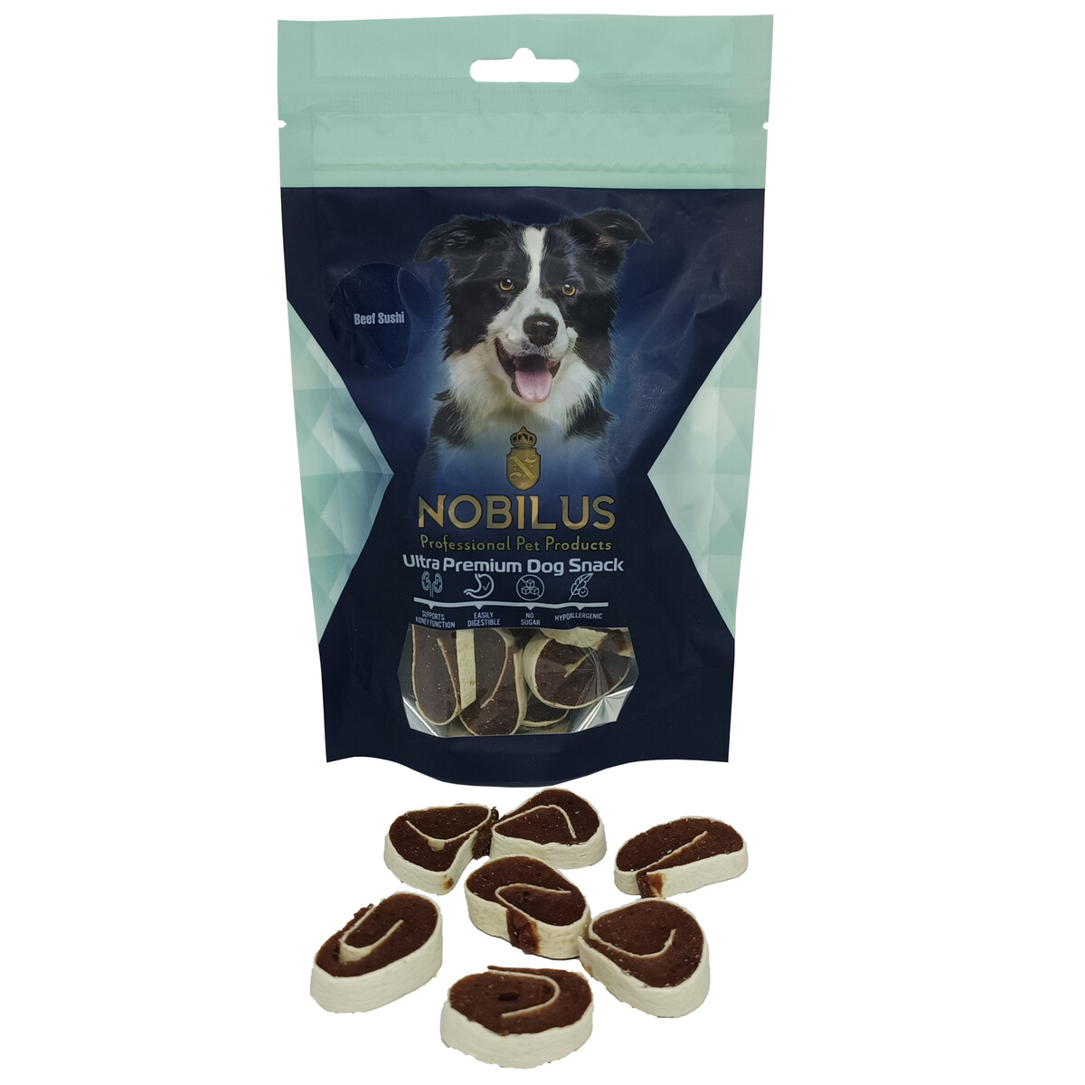  - NOBILUS BEEF SUSHI DOG SNACK