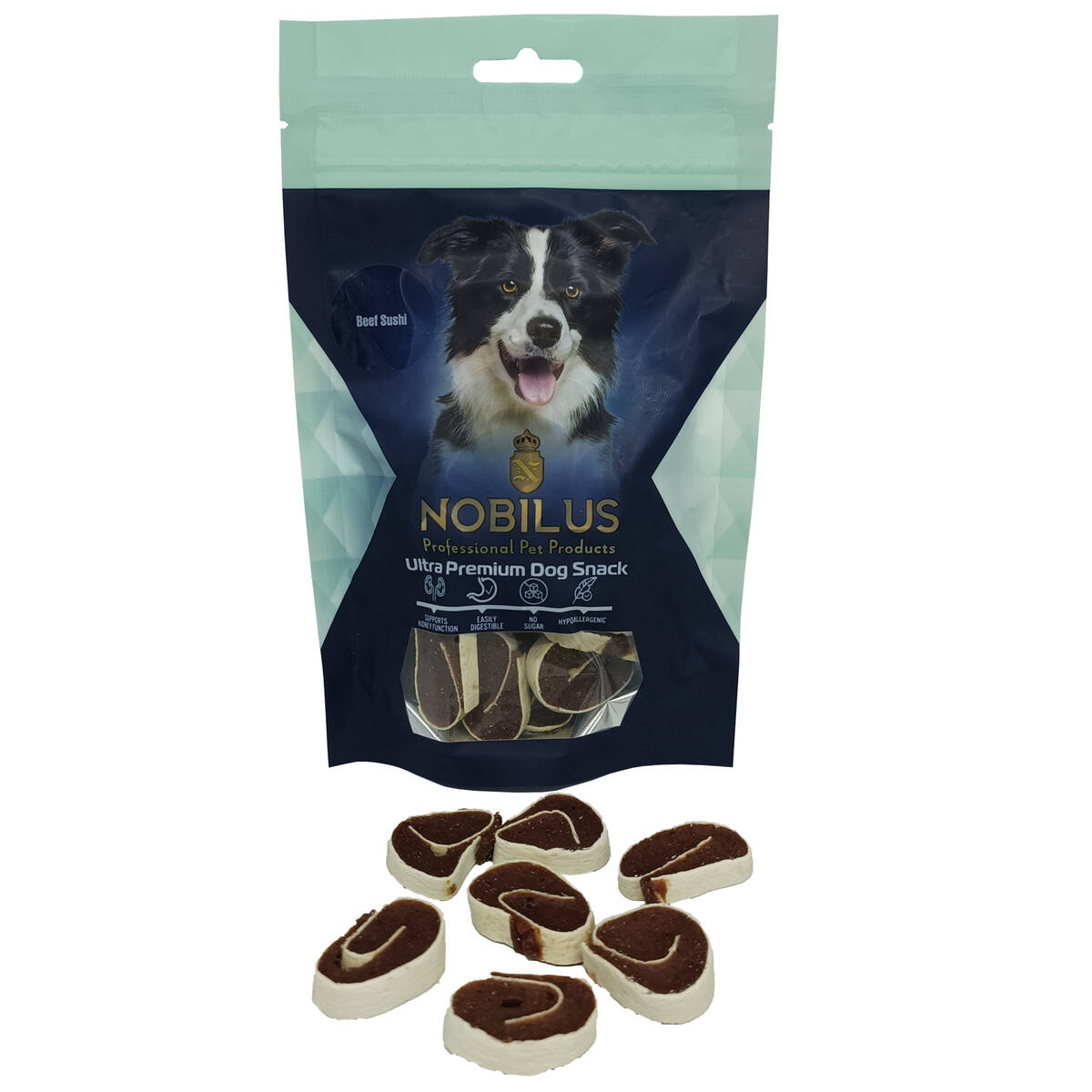 NOBILUS BEEF SUSHI DOG SNACK