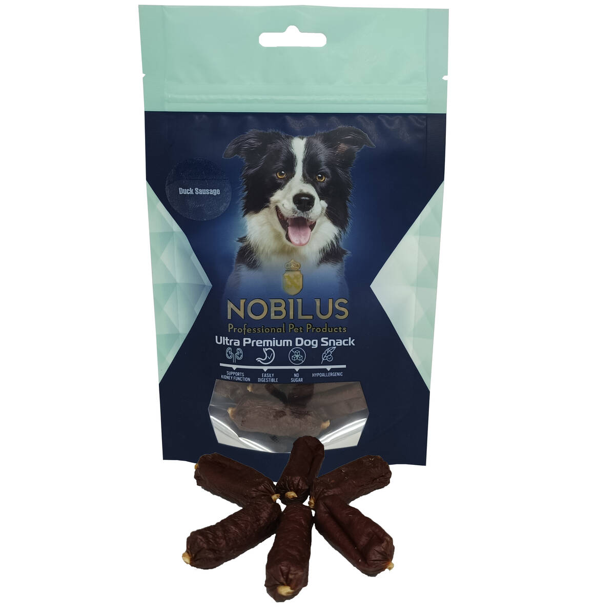 NOBILUS DUCK SAUSAGE DOG SNACK