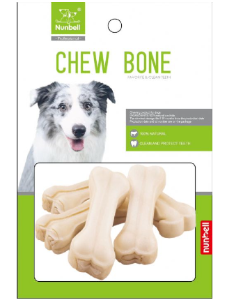  - NUNBELL BEYAZ PRES KEMİK 12,5CM 30'LU PAKET