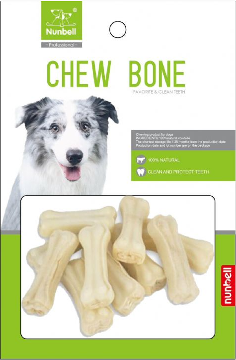  - NUNBELL BEYAZ PRES KEMİK 15CM 20Lİ PAKET