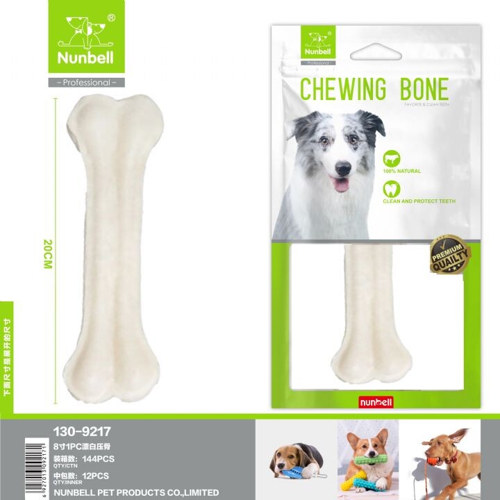  - NUNBELL BEYAZ PRES KEMİK 20CM 1'Lİ 