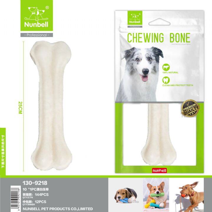 NUNBELL BEYAZ PRES KEMİK 25CM 1'Lİ