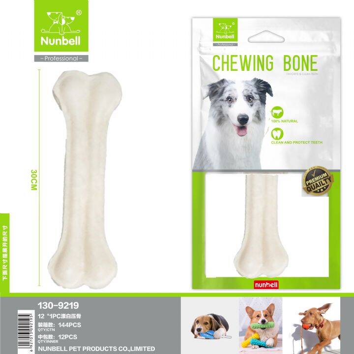 NUNBELL BEYAZ PRES KEMİK 30CM 1'Lİ