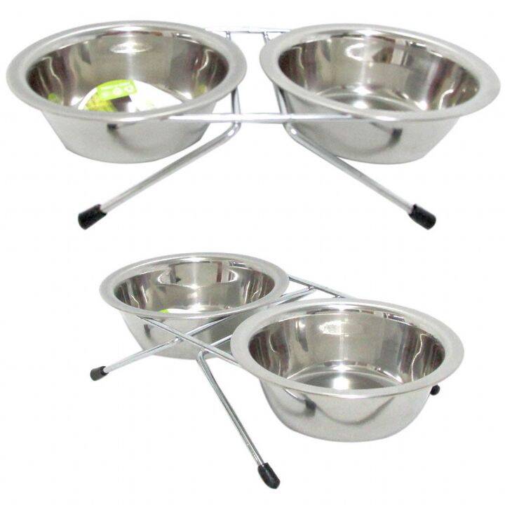 NUNBELL STEEL FOOD BOWL 11 CR WITH FOOTER