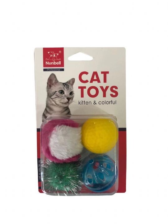 NUNBELL - NUNBELL KEDİ OYUNCAGI 4 PARÇA