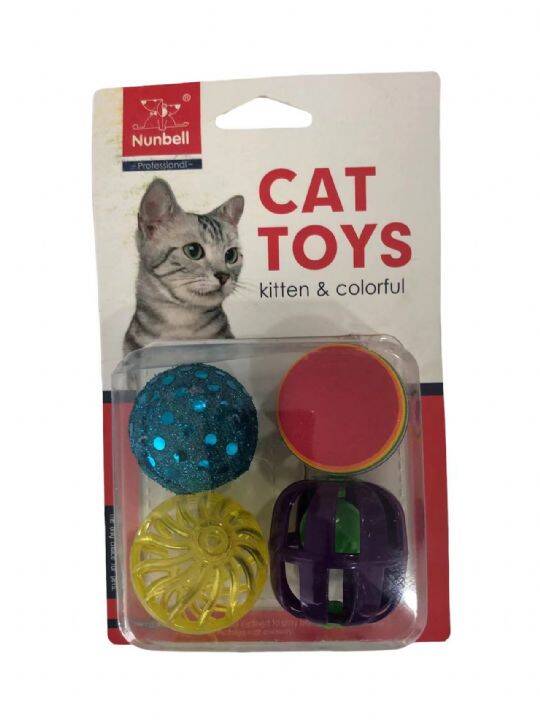 NUNBELL KEDİ OYUNCAGI 4 PARÇA