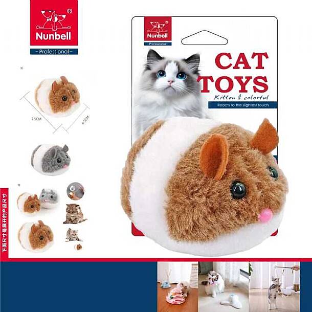 NUNBELL KEDİ OYUNCAĞI ÇEK BIRAK FARE - 1