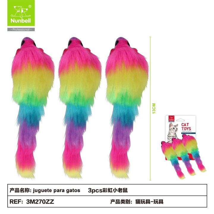  - NUNBELL KEDİ OYUNCAĞI GÖK. FARE 3'LÜ