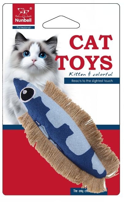  - NUNBELL KEDİ OYUNCAĞI MAVİ BALIK