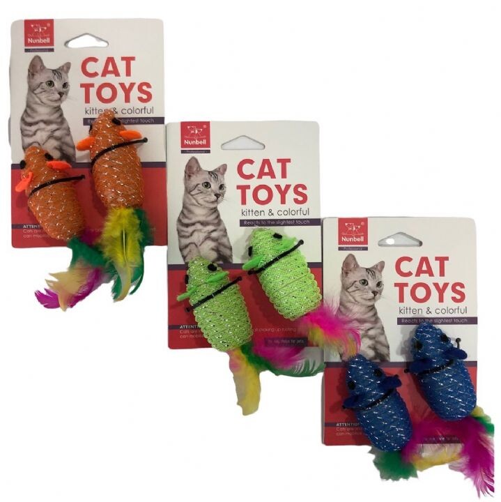 NUNBELL - NUNBELL KEDİ OYUNCAGI SİMLİ FARE