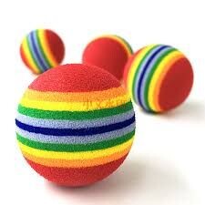 NUNBELL - NUNBELL KEDİ OYUNCAGI SÜNGER TOP 2'Lİ