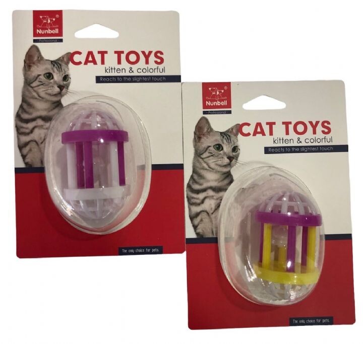 NUNBELL - NUNBELL KEDİ OYUNCAGI ZİLLİ SİLİNDİR