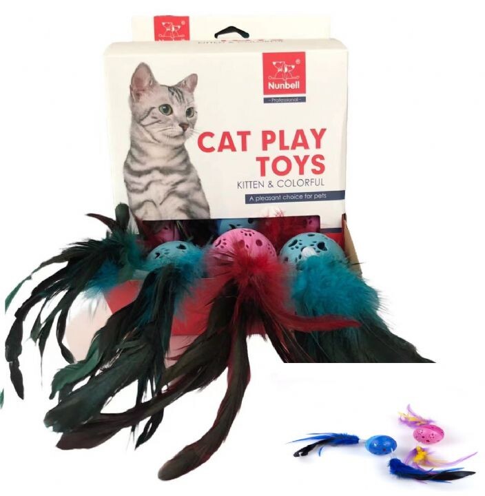 NUNBELL - NUNBELL KEDİ OYUN.İKİ TARAFI TÜYLÜ TOP 24'LÜ NUNBELL - NUNBELL KEDİ OYUN.İKİ TARAFI TÜYLÜ TOP 24'LÜ