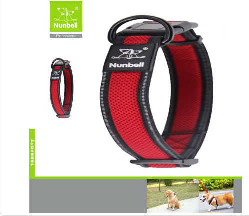 - NUNBELL KÖPEK BOYUN TASMASI AİR MESH 3,2CM 
