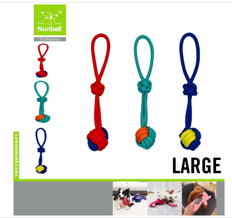  - NUNBELL KÖPEK OYUN DİŞ İĞİ DÜĞÜMLÜ BÜYÜK