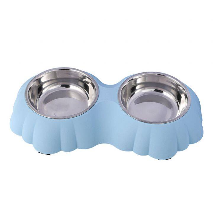 NUNBELL MELAMİN ÇELİK MAMA KABI İKİLİ