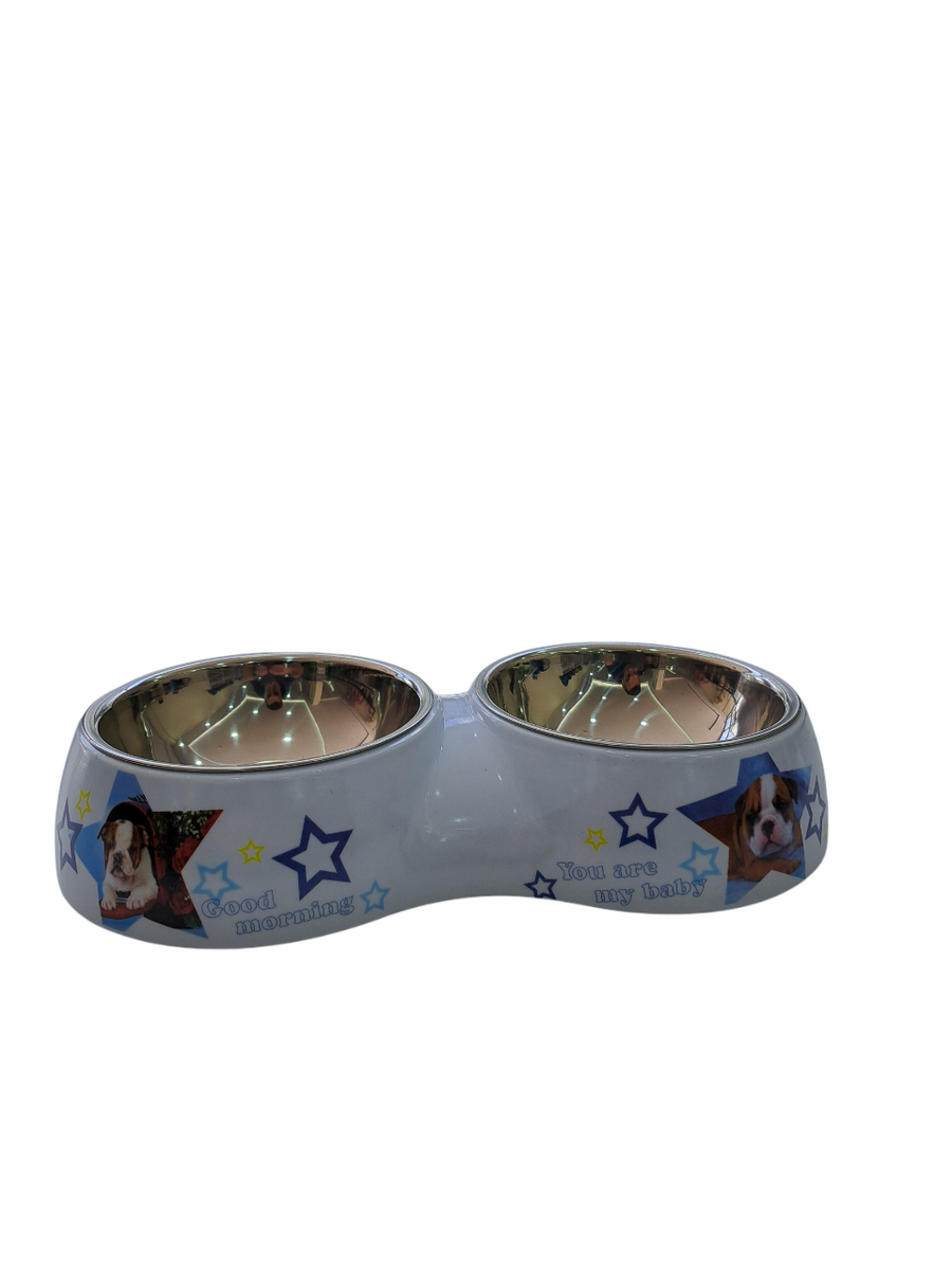 NUNBELL MELAMİN ÇELİK MAMA KABI L BOY
