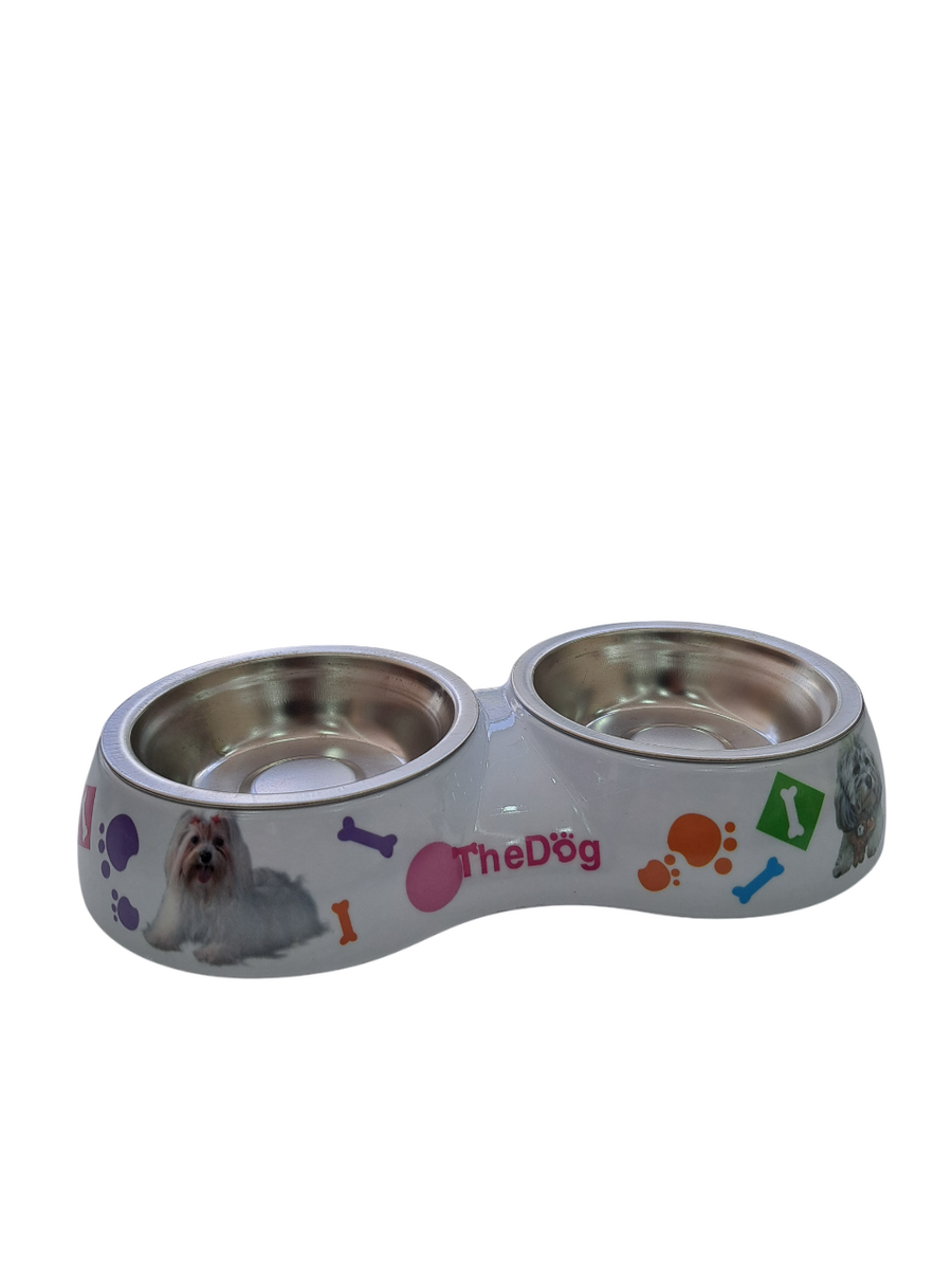 NUNBELL MELAMİN ÇELİK MAMA KABI M BOY