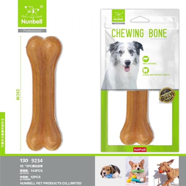  - NUNBELL NATURAL PRES KEMİK 25CM 1'Lİ