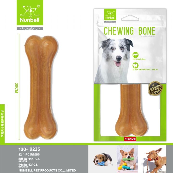  - NUNBELL NATURAL PRES KEMİK 30CM 1'Lİ