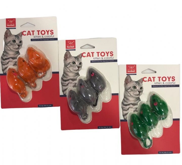 NUNBELL - NUNBELL TÜYLÜ FARE 3'LÜ