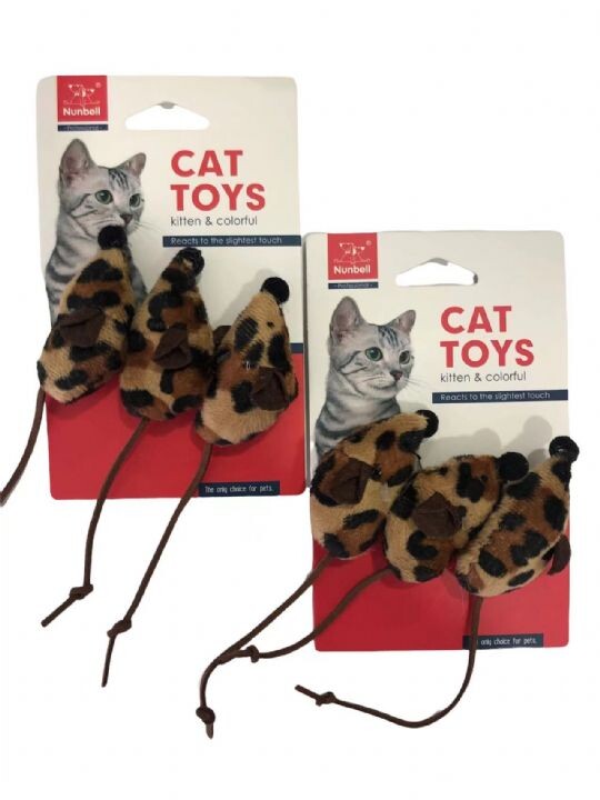 NUNBELL - NUNBELL TÜYLÜ FARE 3'LÜ