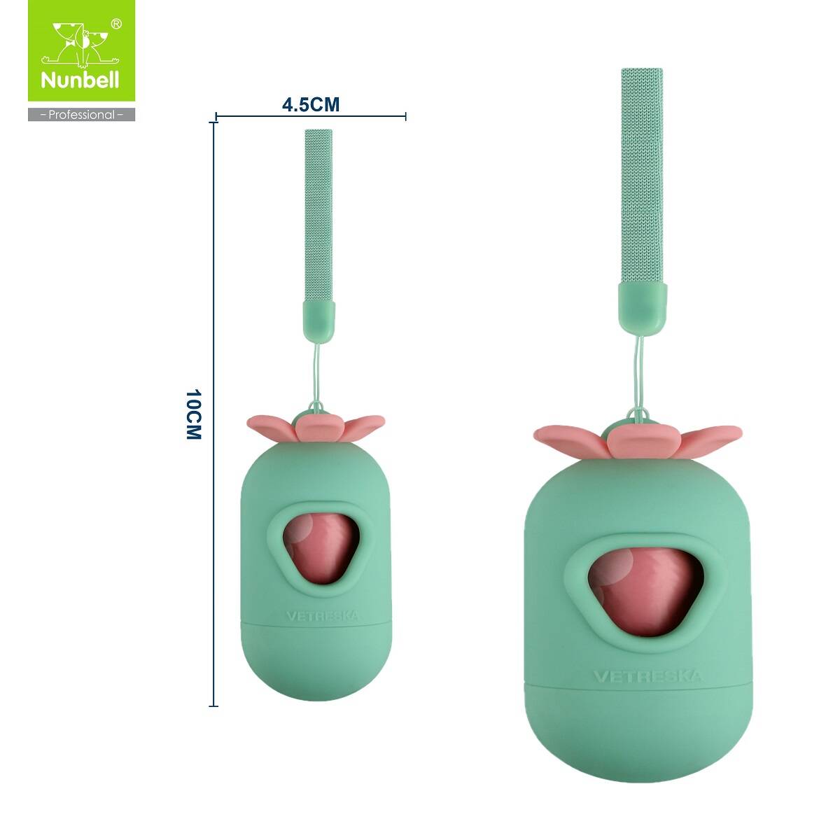 NUNBELL YEDEKLİ DIŞKI TORBASI TEKLİ