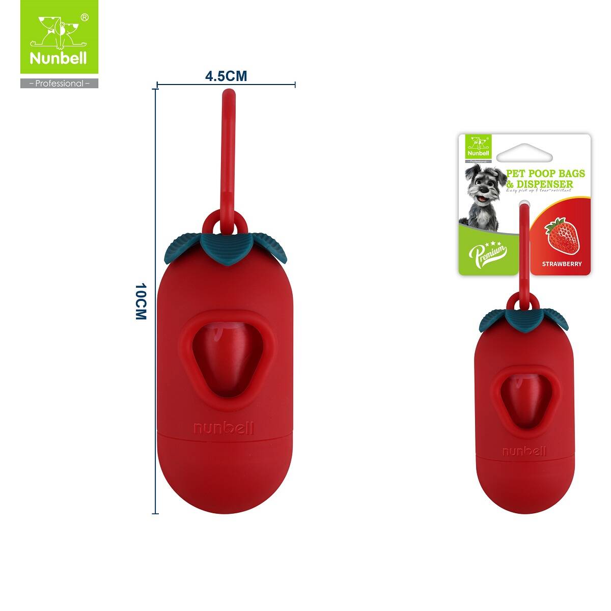 NUNBELL YEDEKLİ DIŞKI TORBASI TEKLİ