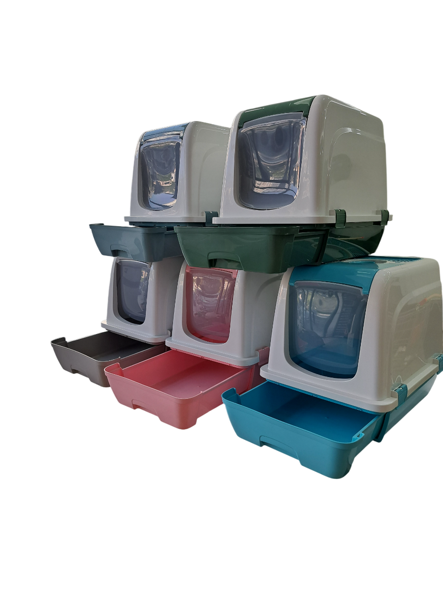 ORTA KAPALI KEDİ TUVALETİ ŞNY 5'Lİ PAKET