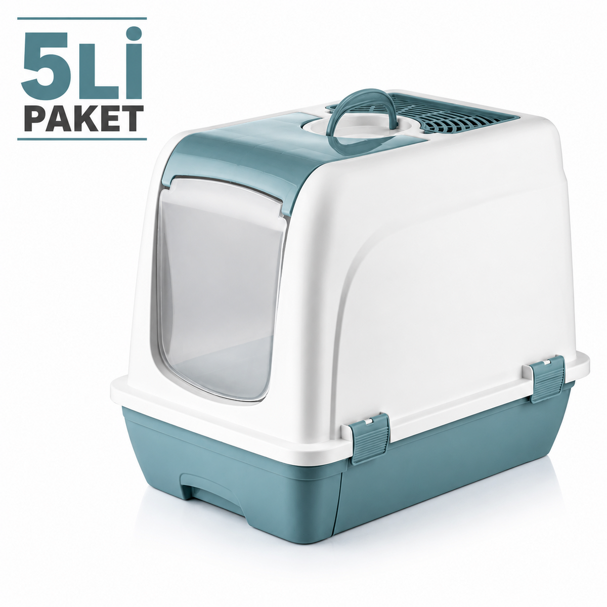  - ORTA KAPALI KEDİ TUVALETİ ÇEKMECELİ ŞNY 5'Lİ PAKET