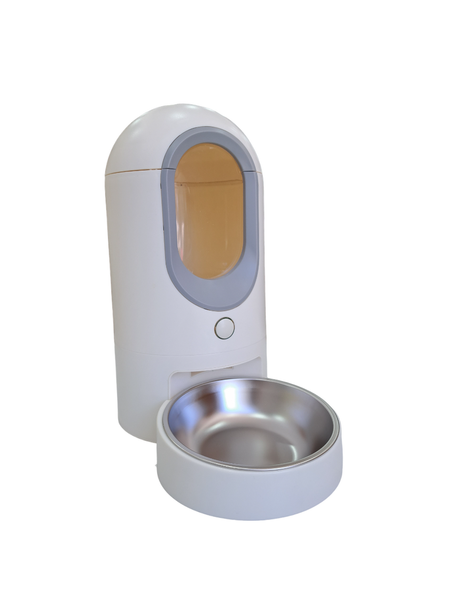 Pakeway Zaman Ayarlı Mama Kabı 2.7 Lt Beyaz
